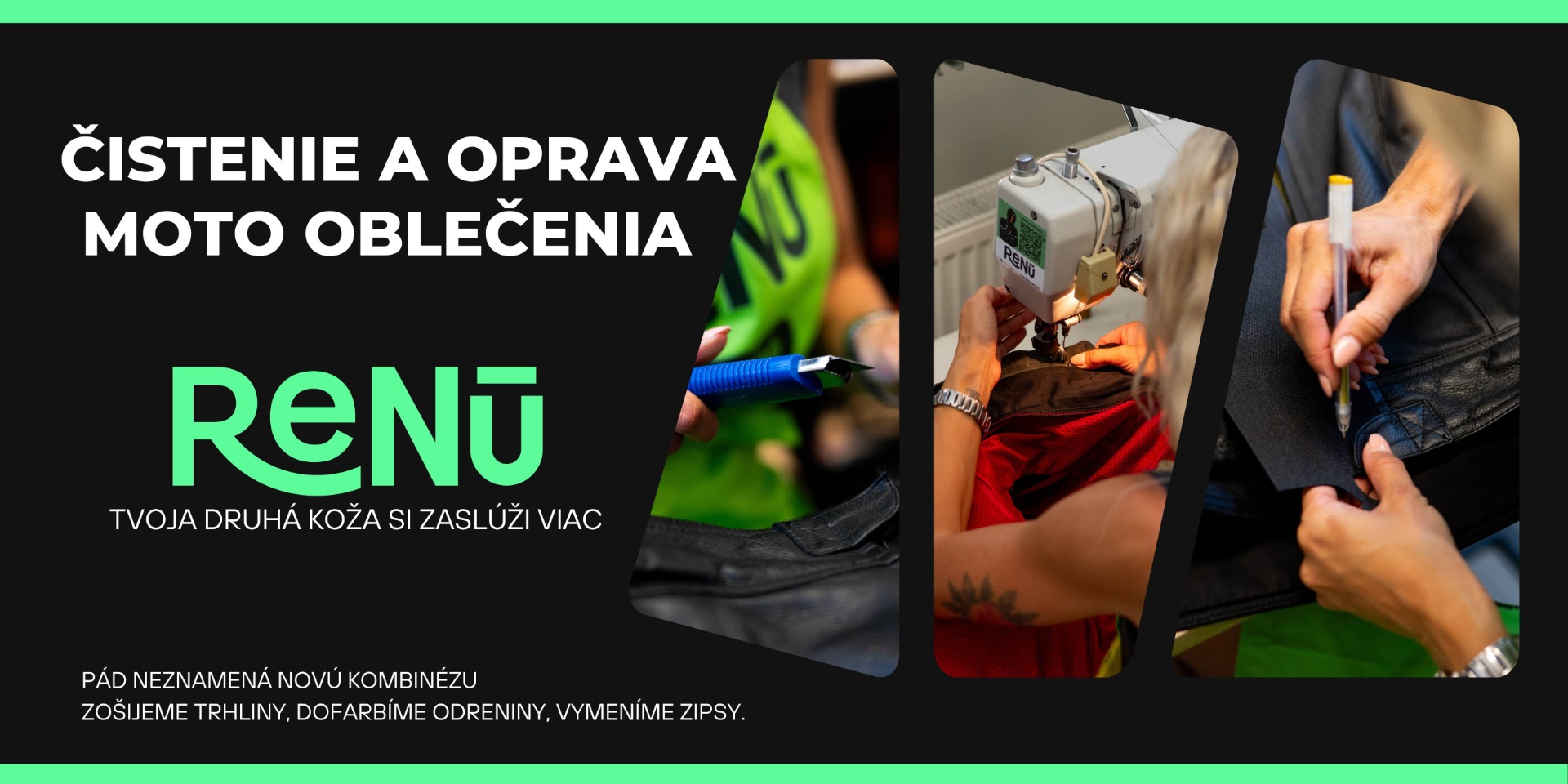 Čistenie a oprava MOTO oblečenia